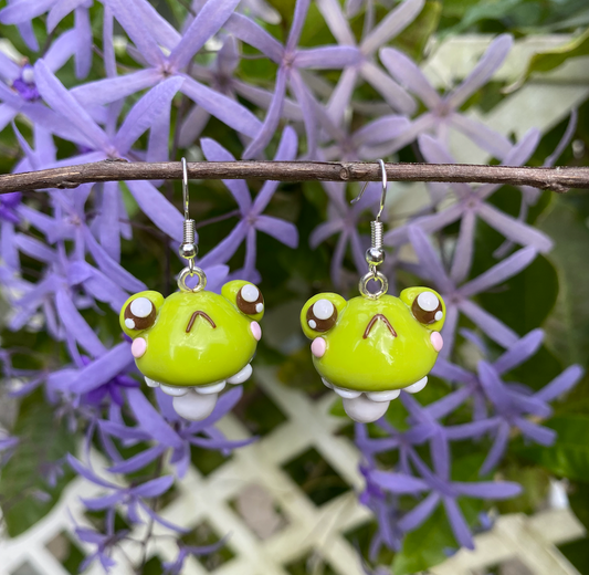 Frog Shroom Earrings